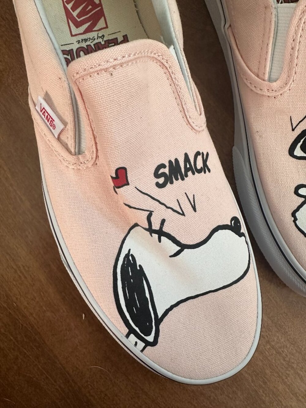 Vans Slip-On Peanuts Smack in Light Pink - Picture 6 of 16